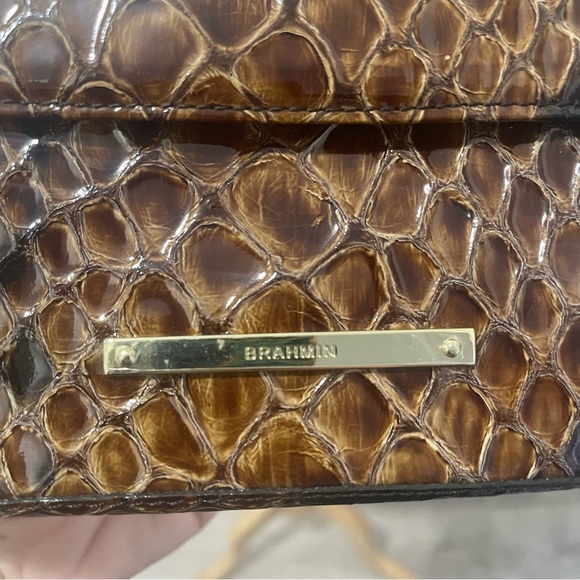 Brahmin Tobacco Carlisle Carina Crossbody